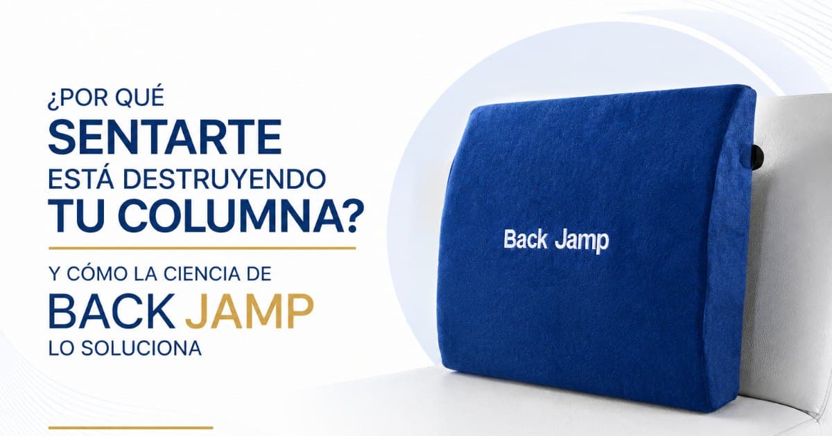 Back Jamp: cojín lumbar con alivio único para el dolor de espalda